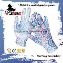 13G Nitrile Coated Garden Work Glove
